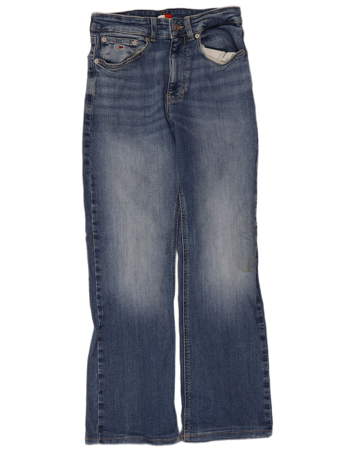 Jeans feminino Tommy Hilfiger Bootcut W28 L30 azul algodão