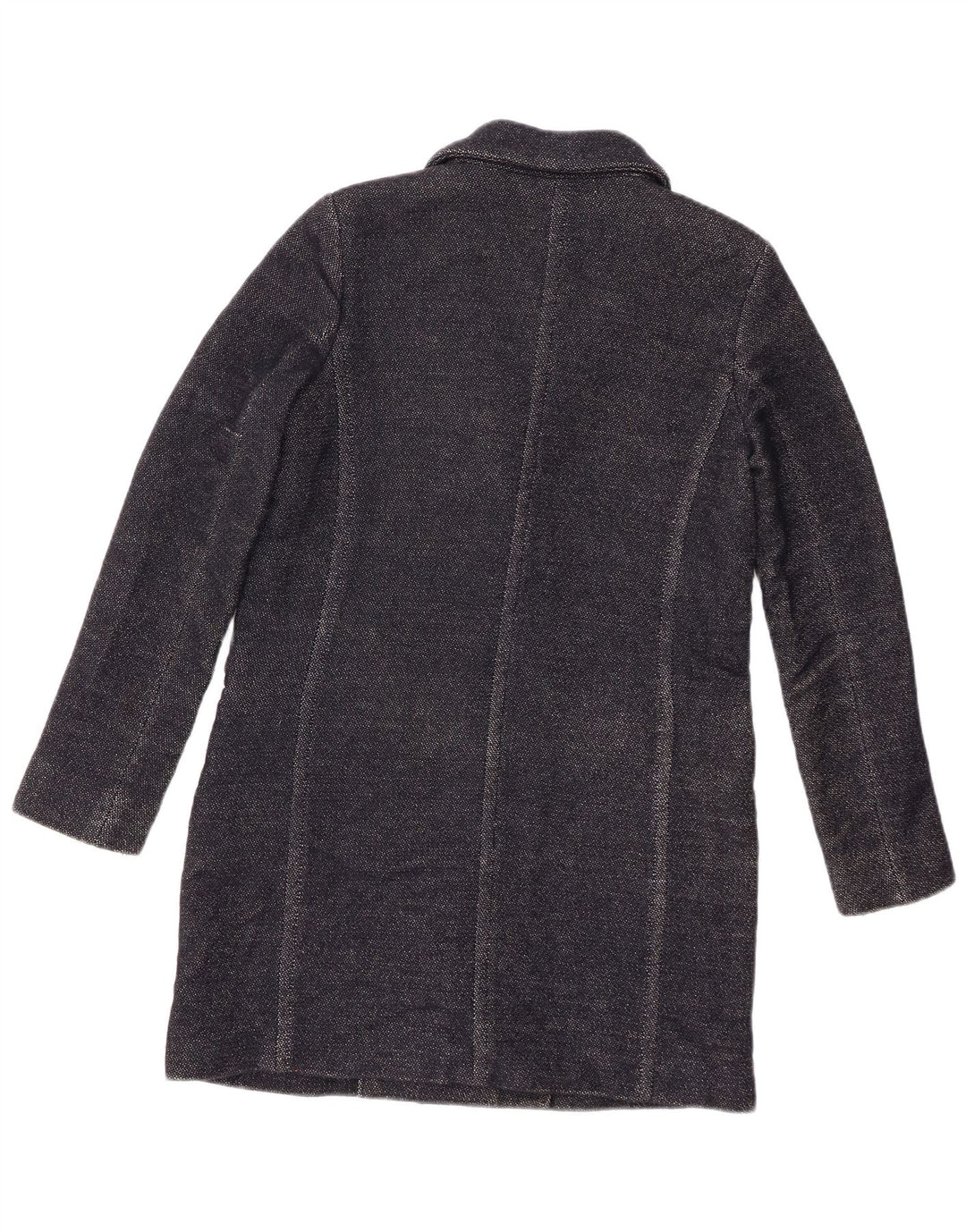 Sobretudo feminino Massimo Dutti EU 36 XS azul marinho lã