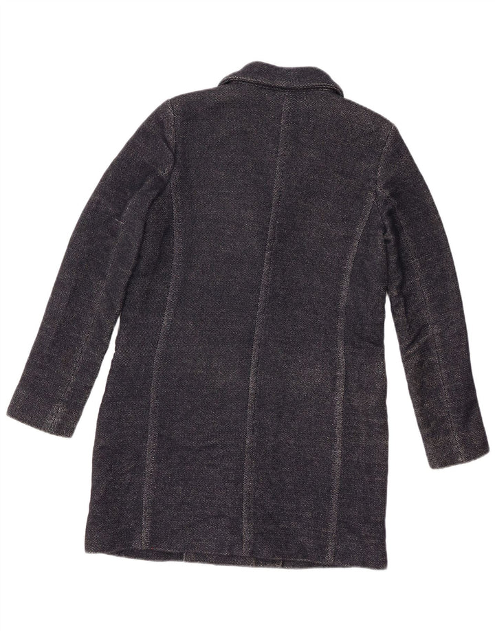 Sobretudo feminino Massimo Dutti EU 36 XS azul marinho lã