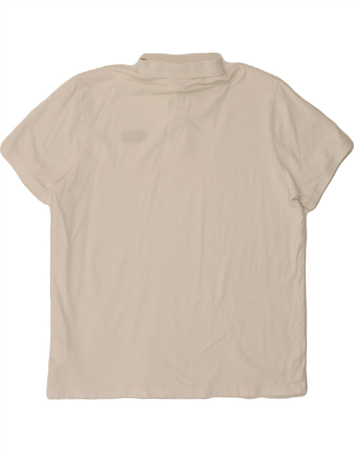 PUMA Mens Polo Shirt 2XL White Cotton Vintage Puma and Second-Hand Puma from Messina Hembry 