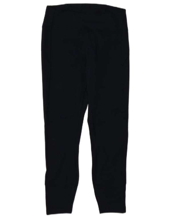 Leggings femininas LULULEMON EUA 10 grande nylon azul marinho