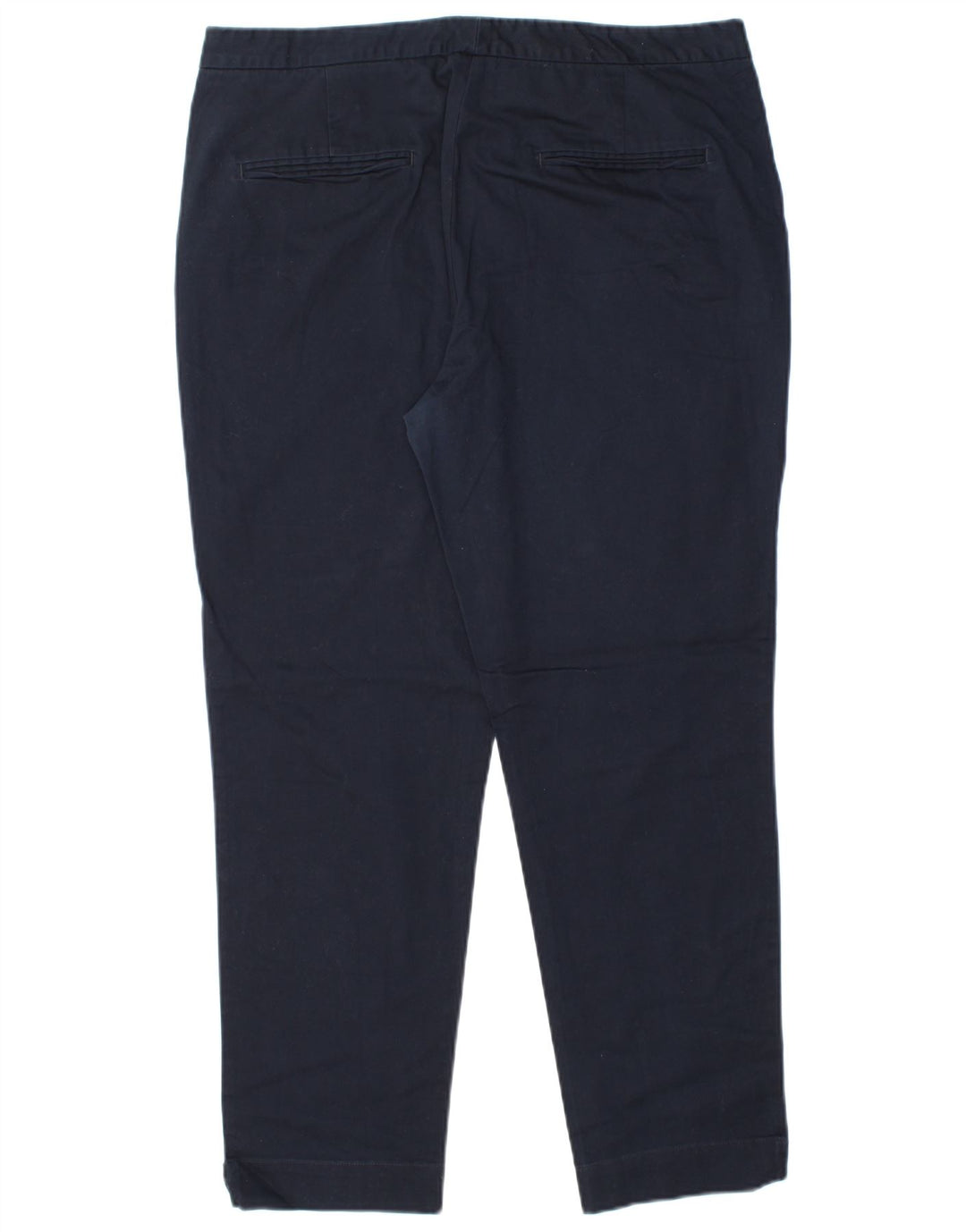 Calça Chino Feminina MASSIMO DUTTI EU 44 XL W34 L28 Azul Marinho Clássico