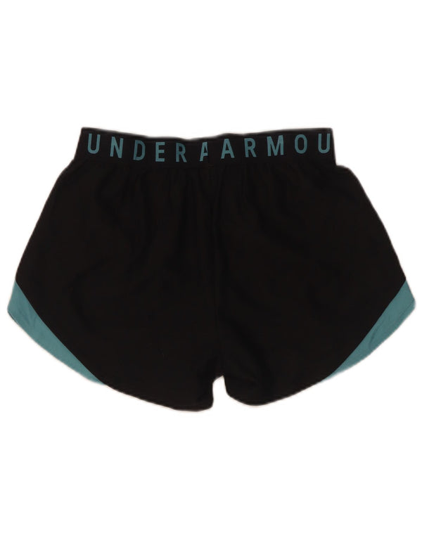 Shorts esportivo feminino Under Armour Heat Gear UK 6 XS preto colorblock