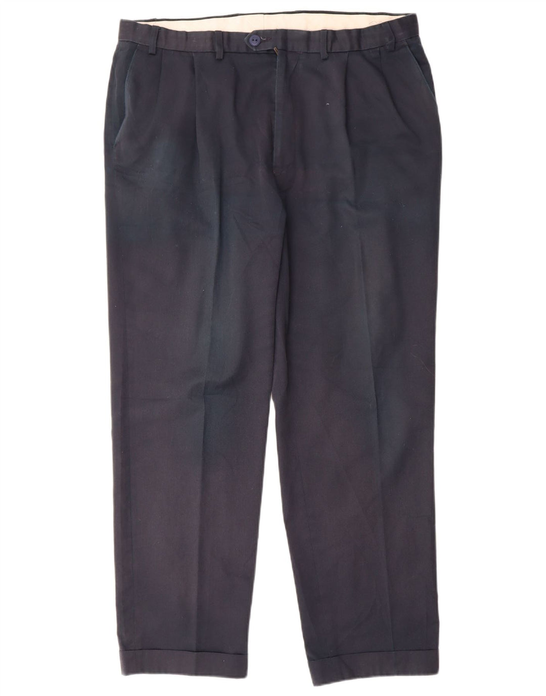 Calça masculina Marks & Spencer Blue Harbour Pegged Suit W38 L31 Azul marinho