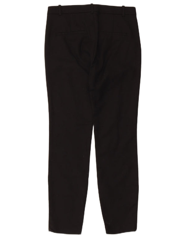 Zara Calça Chino Feminina Slim EU 36 XS W26 L27 Algodão Preto
