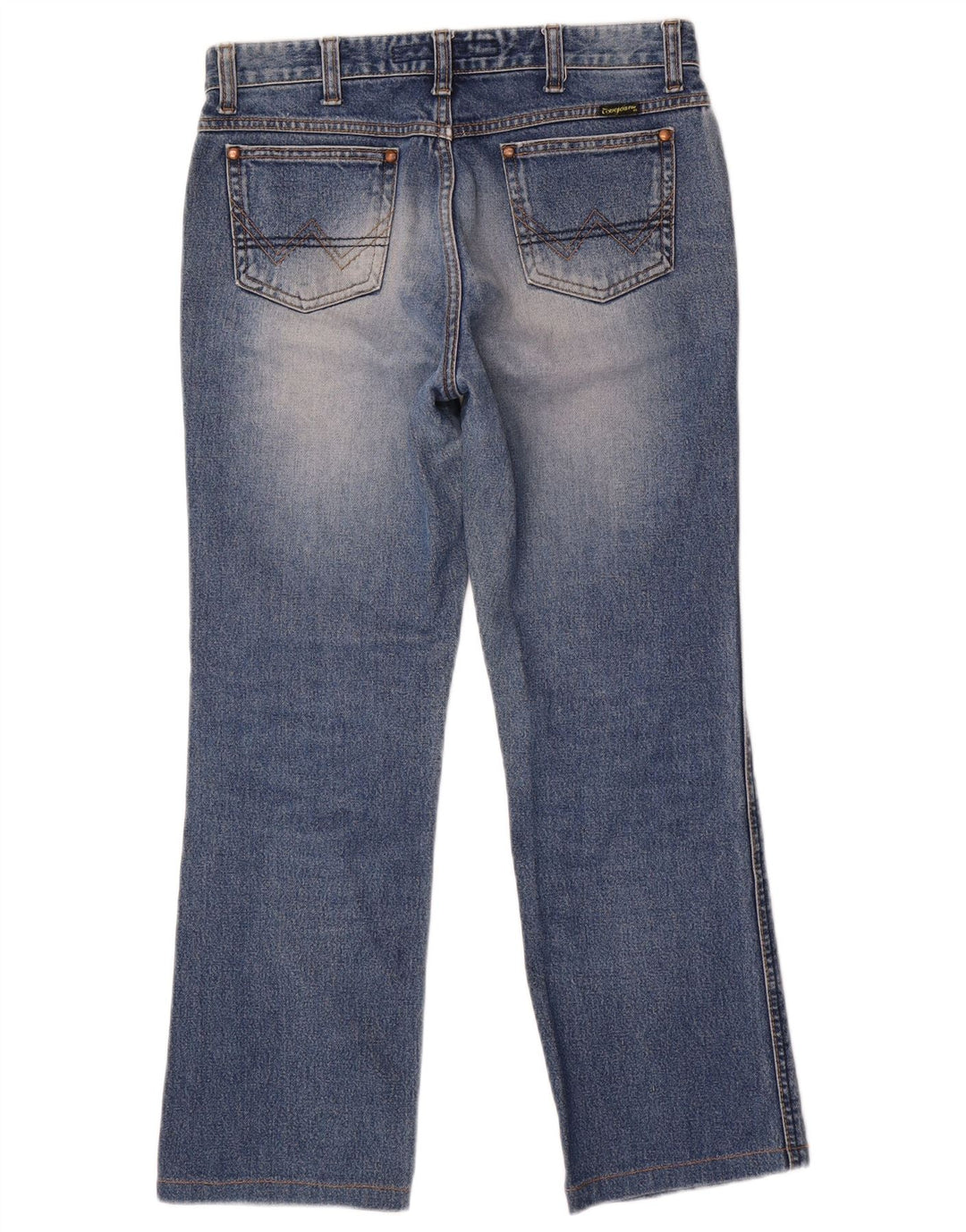 Jeans retos femininos vintage W28 L27 azul
