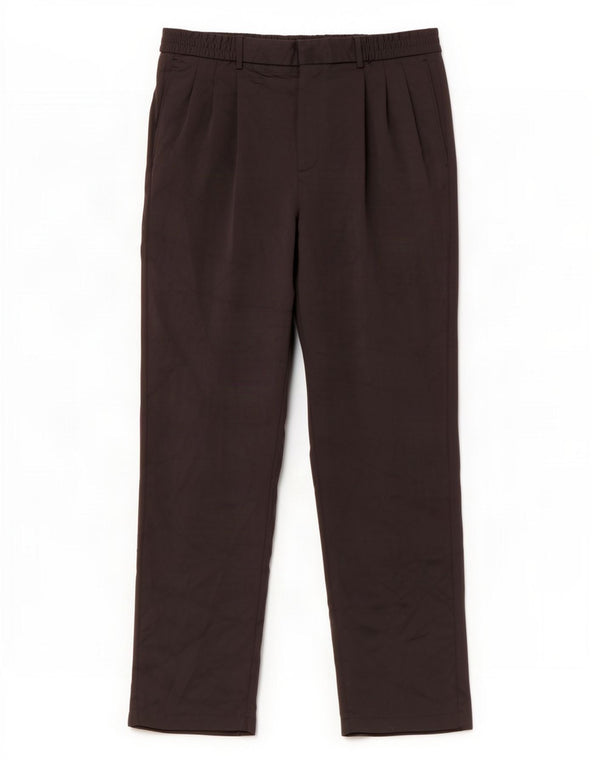 Calça casual feminina Zara XL W34 L31 poliéster preto