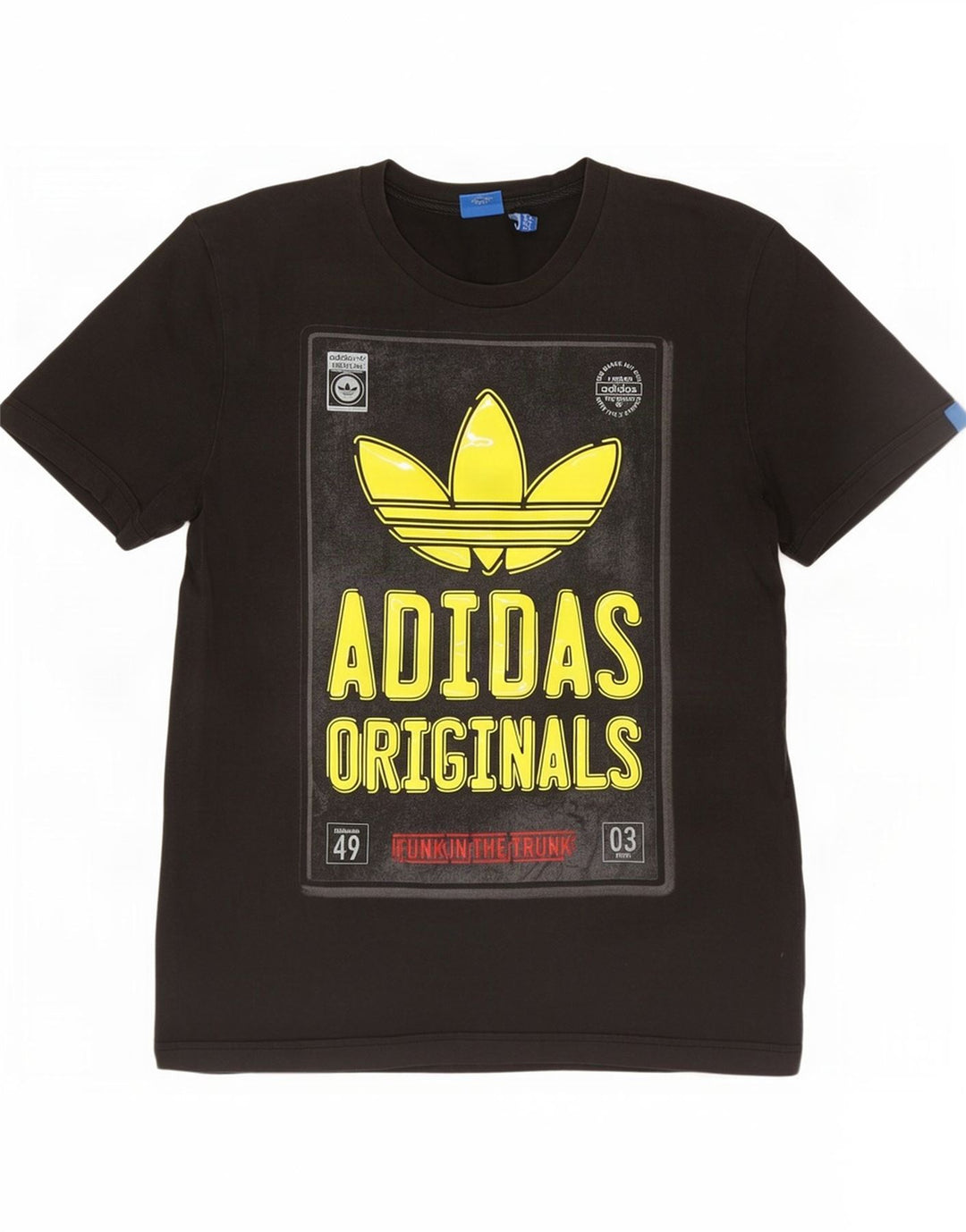 Camiseta Adidas Masculina Graphic Top Médio Algodão Preto