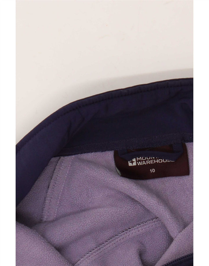 Mountain Warehouse Womens Tracksuit Top Jacket UK 10 Pequeno Roxo