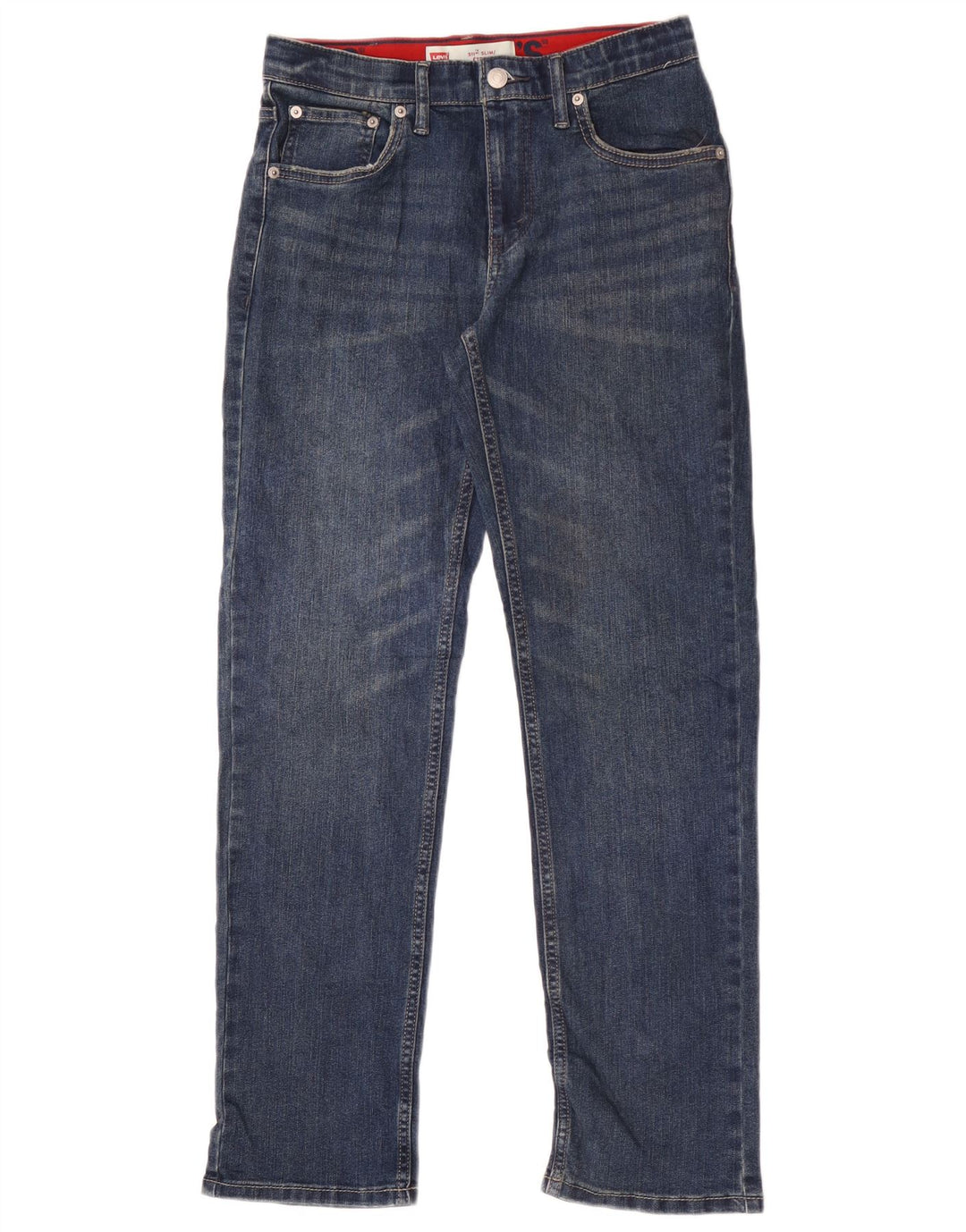 Levi's Meninos 511 Slim Jeans 15-16 Anos W28 L30 Azul Algodão