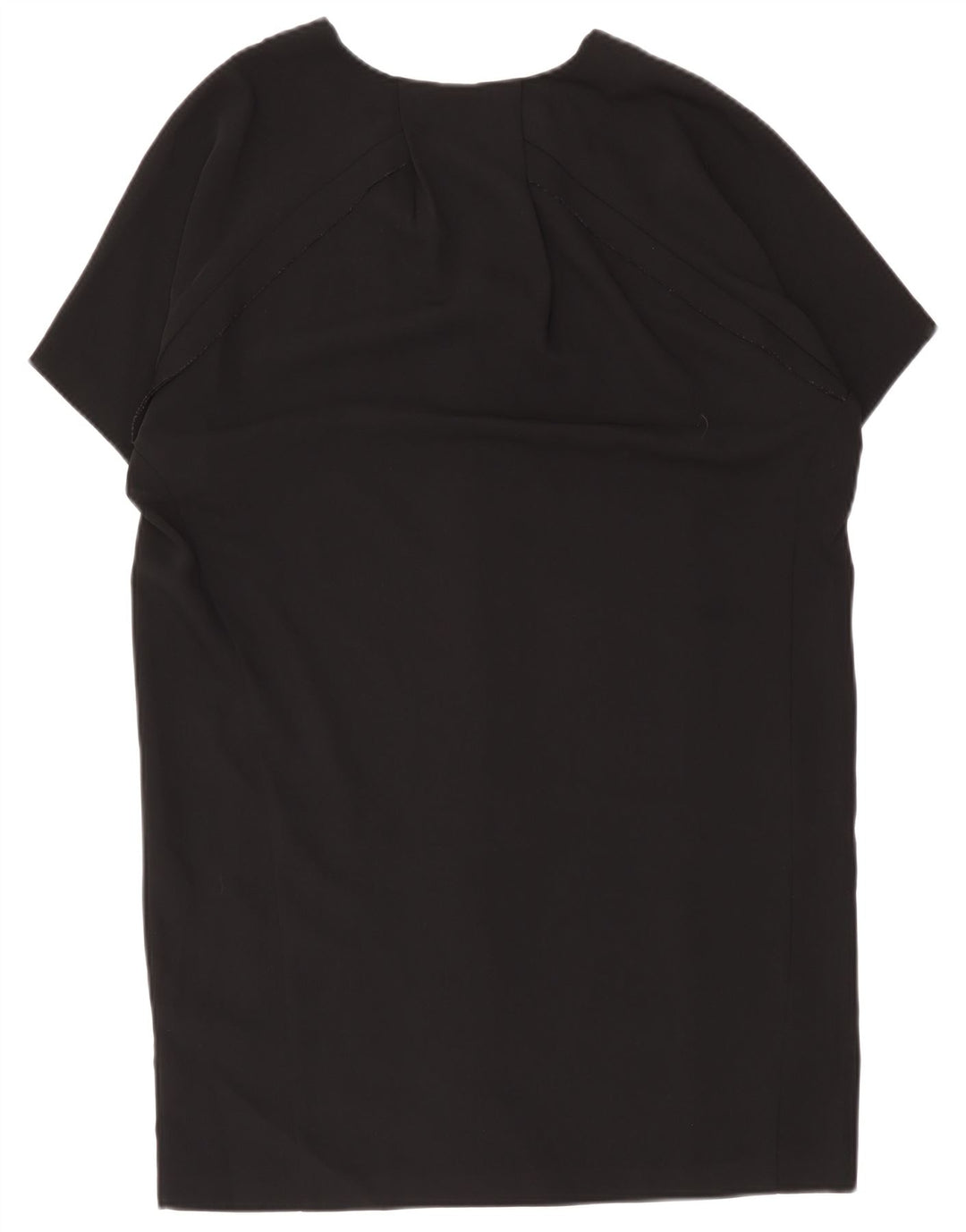 Vestido feminino Whistles de grandes dimensões UK 12 poliéster preto médio