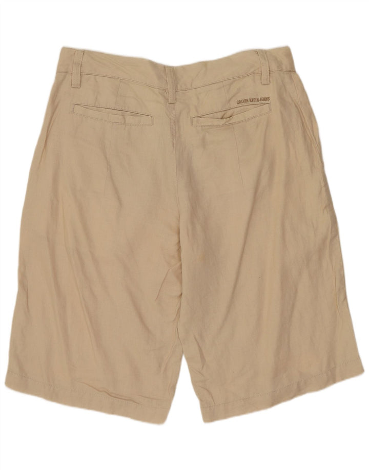 Shorts chino masculino CALVIN KLEIN W31 linho bege médio