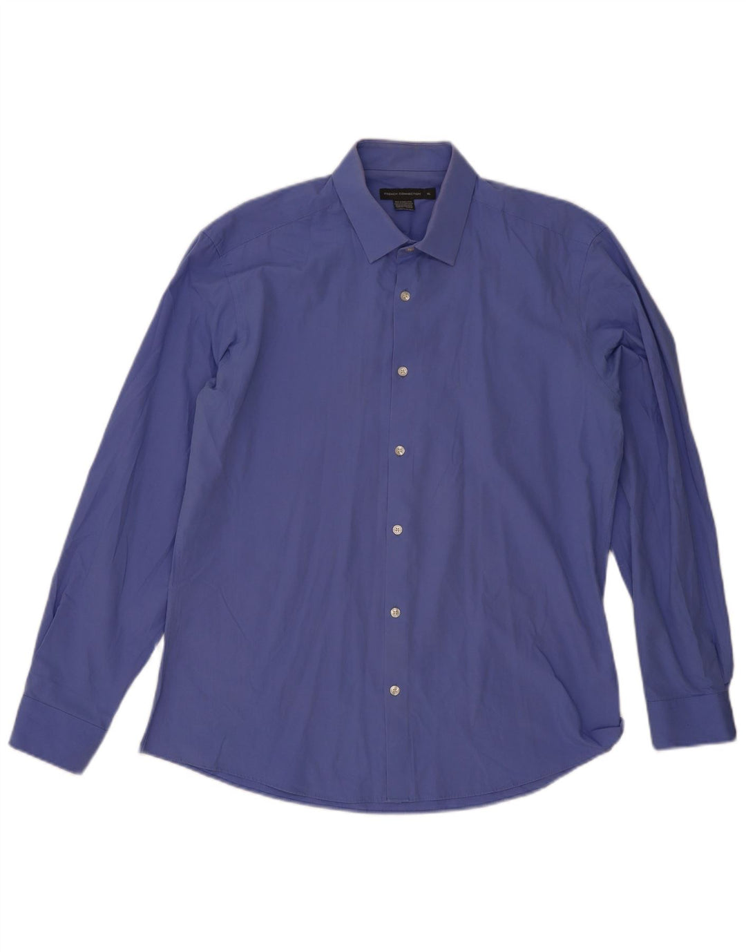 Camisa masculina French Connection XL algodão azul