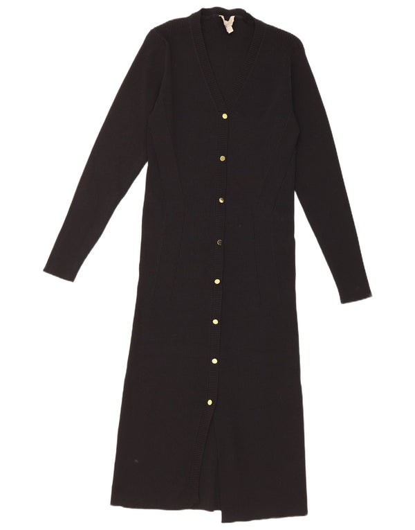 Vestido jumper feminino Coast UK 16 grande preto nylon