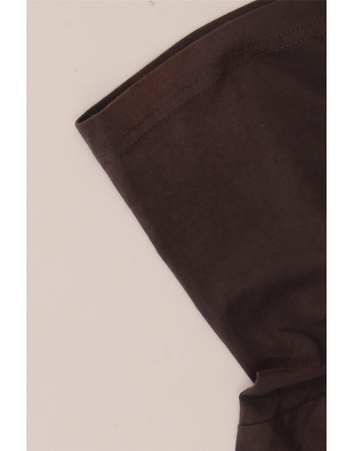 Camiseta masculina gráfica KAPPA Top grande de algodão marrom