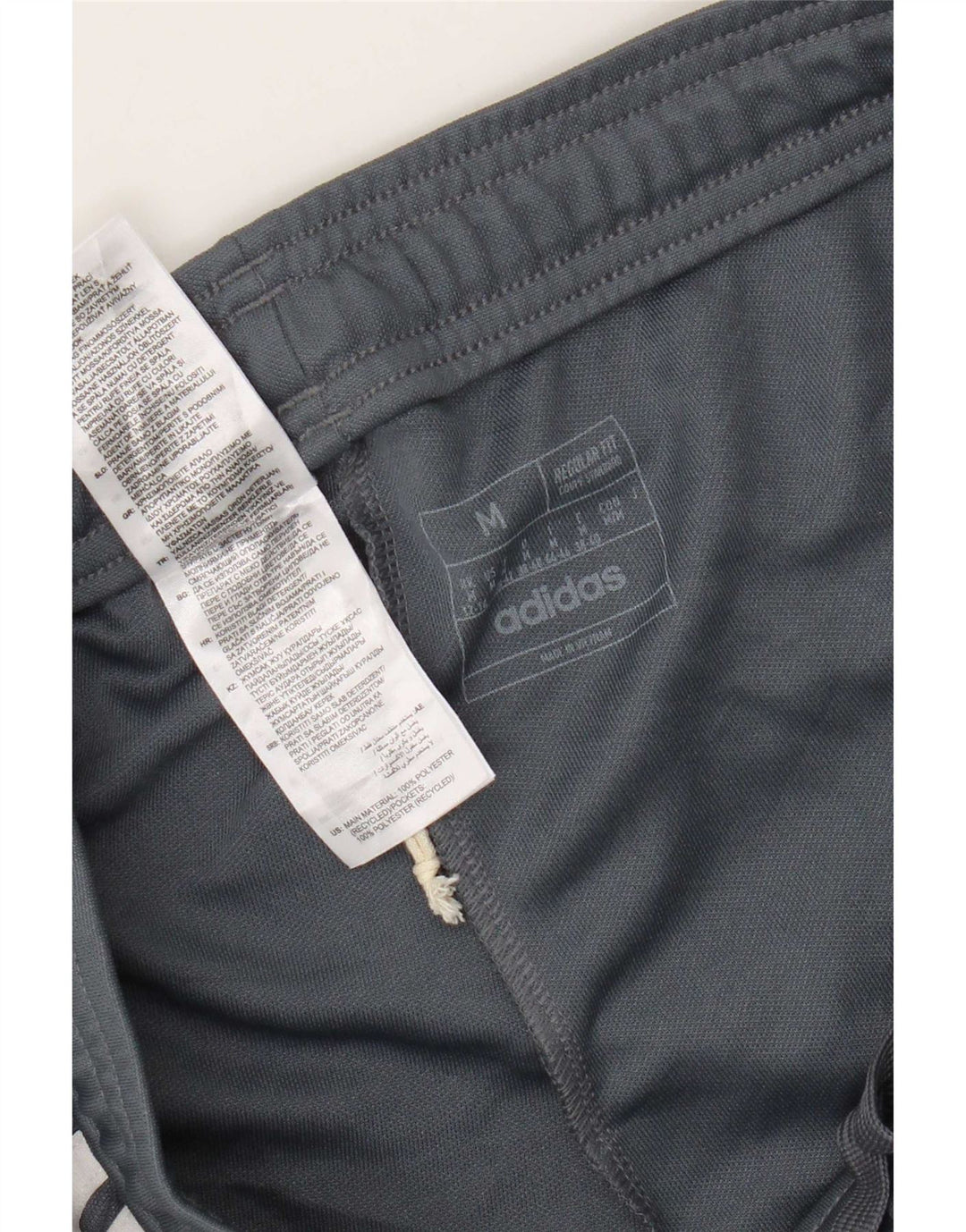 Calça Adidas Feminina Graphic Tracksuit UK 12/14 Cinza Médio