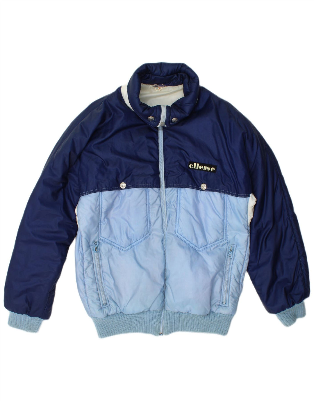 Jaqueta acolchoada feminina Ellesse IT 44 Medium Blue Colourblock