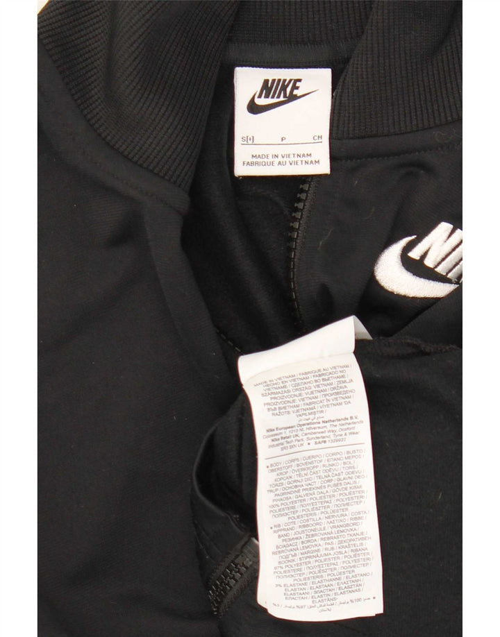 Jaqueta Nike Feminina Crop Tracksuit UK 10 Pequena Poliéster Preto