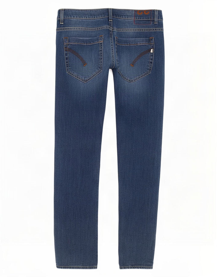 Dondup Jeans Slim Feminino W33 L32 Azul Algodão