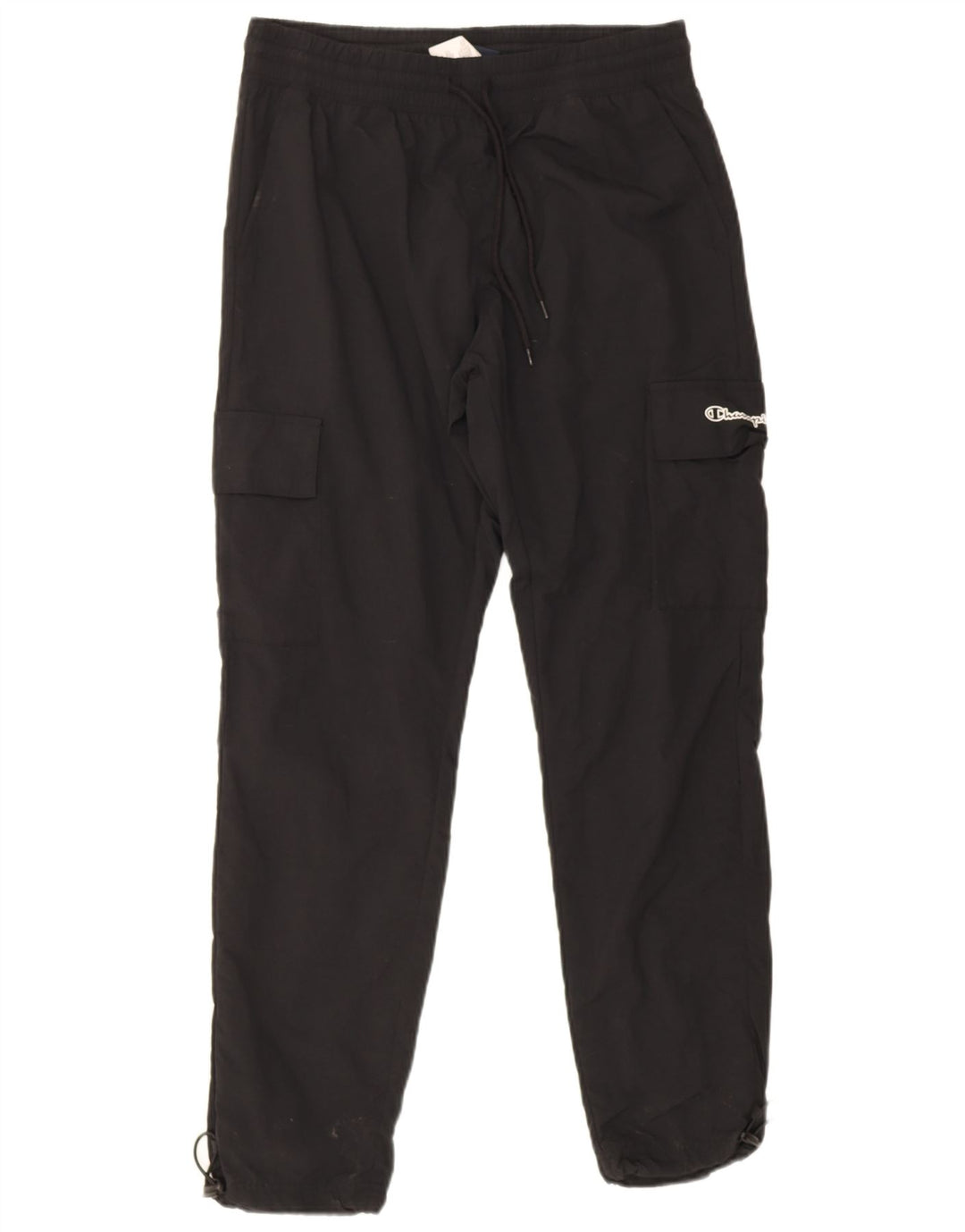 Calça esportiva masculina Champion Cargo grande poliéster preto