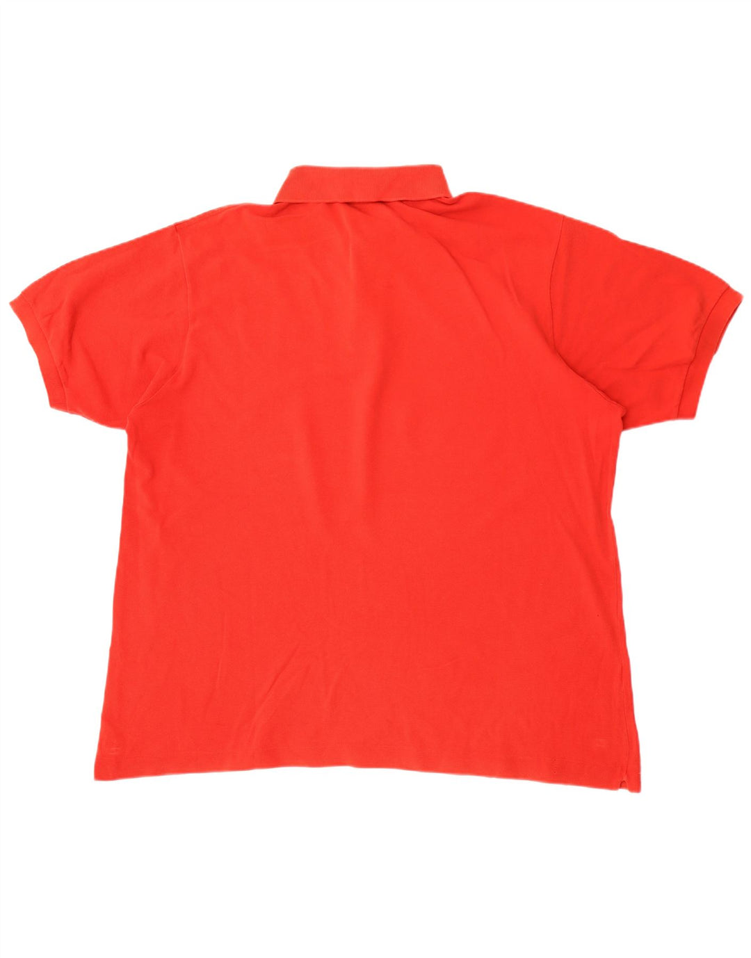 Camisa polo masculina Lacoste tamanho 7 2XL algodão vermelho