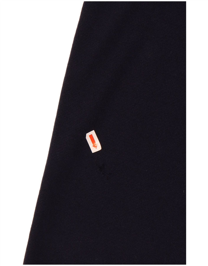 PAUL SMITH Vestido básico feminino sem mangas UK 18 XL azul marinho lã