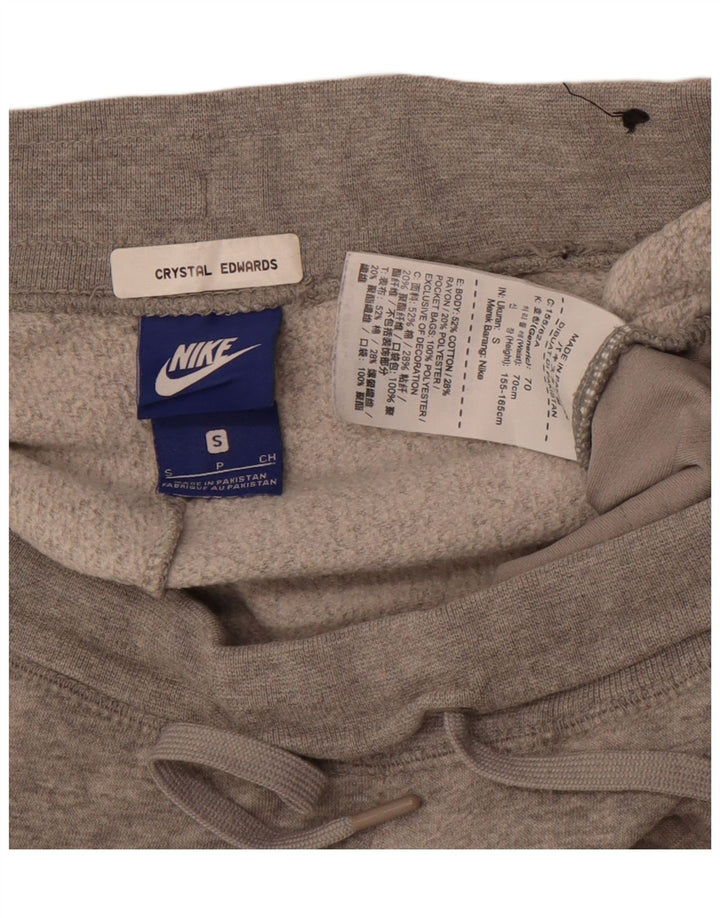Calça de treino masculina NIKE Joggers pequeno cinza algodão