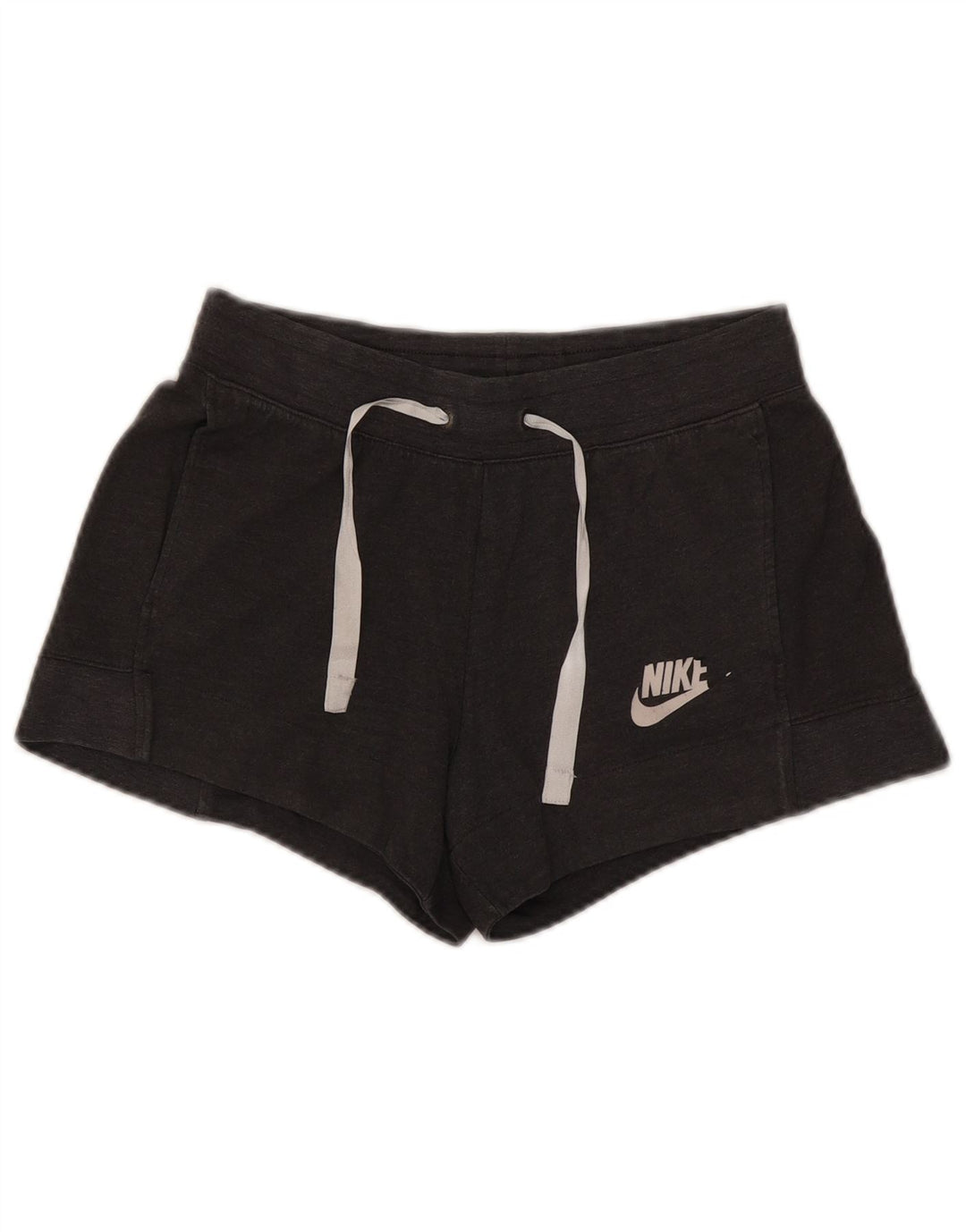Shorts esportivos femininos Nike UK 10 poliéster cinza pequeno