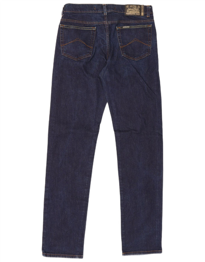 Carrera Masculino Regular Straight Jeans IT 48 Médio W32 L34 Azul Marinho Algodão