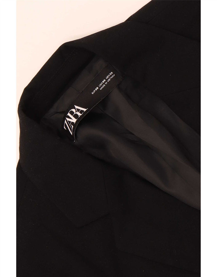 Jaqueta blazer feminina Zara com 1 botão UE 38 pequena preta
