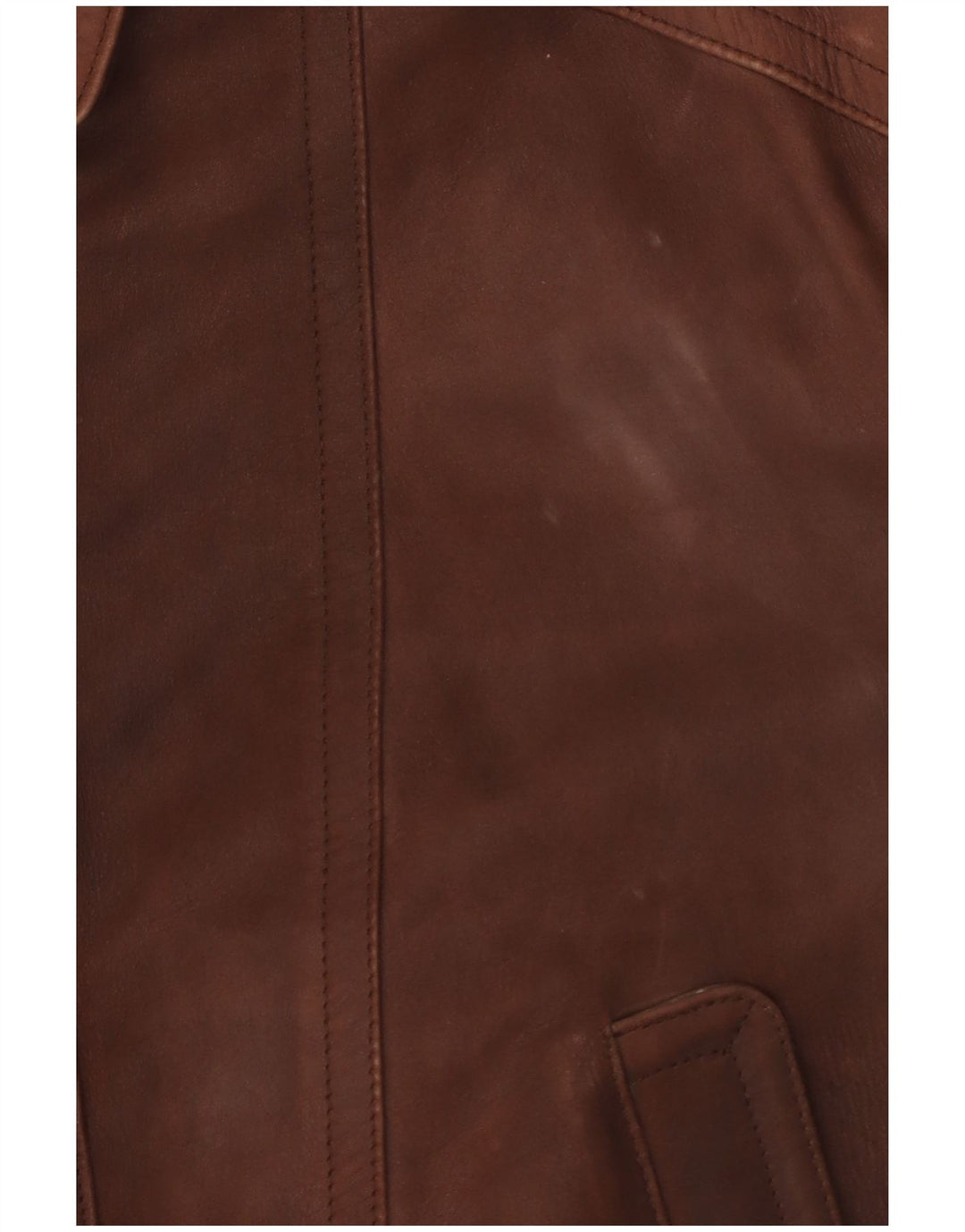 Jaqueta de couro masculina Hidepark UK 40 grande couro marrom