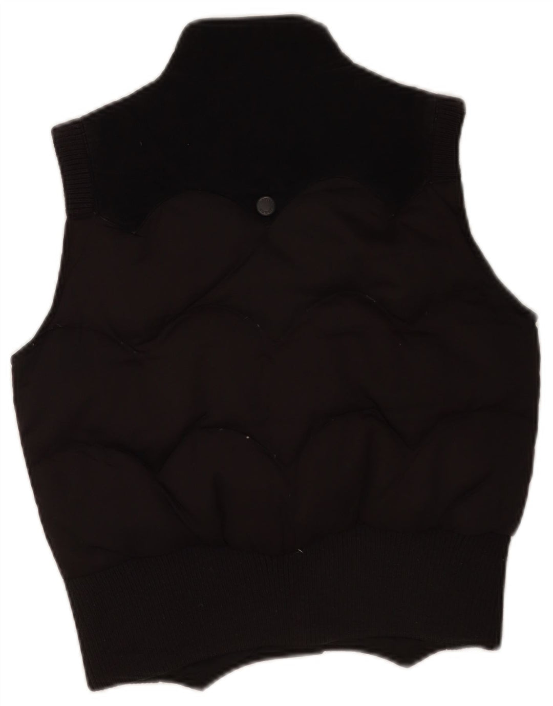 Colete acolchoado feminino Levi's UK 10 pequeno poliéster preto