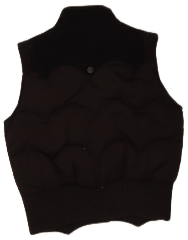 Colete acolchoado feminino Levi's UK 10 pequeno poliéster preto