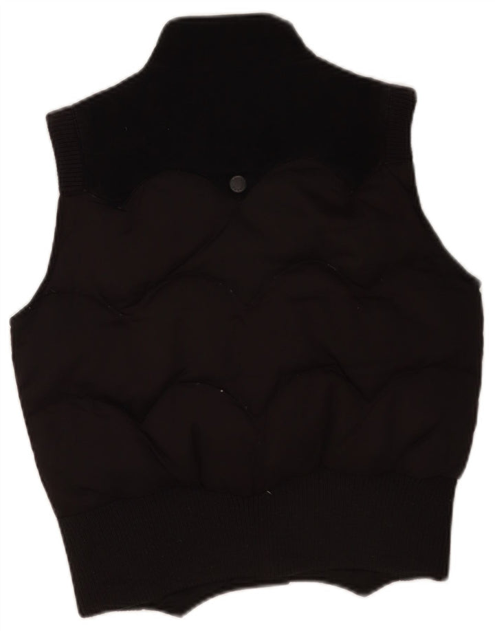Colete acolchoado feminino Levi's UK 10 pequeno poliéster preto
