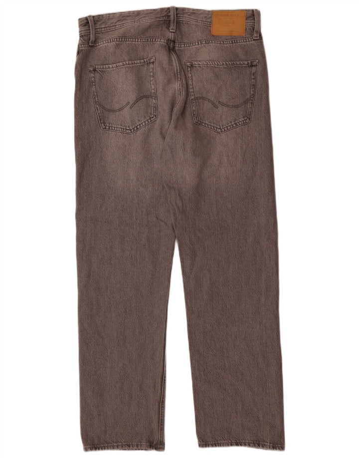 Jeans masculinos Jack & Jones Slim W33 L32 algodão cinza