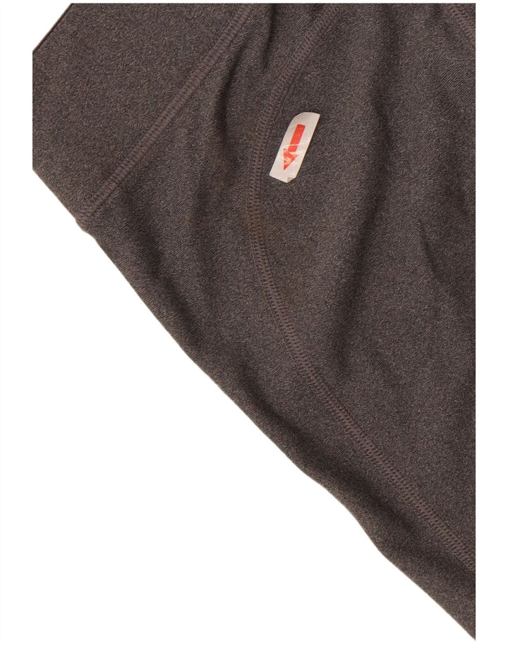 Under Armour Womens Capri Leggings UK 10 Pequeno Poliéster Cinza