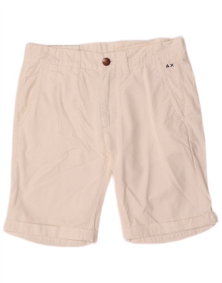 Shorts chino feminino Sun68 W31 médio branco