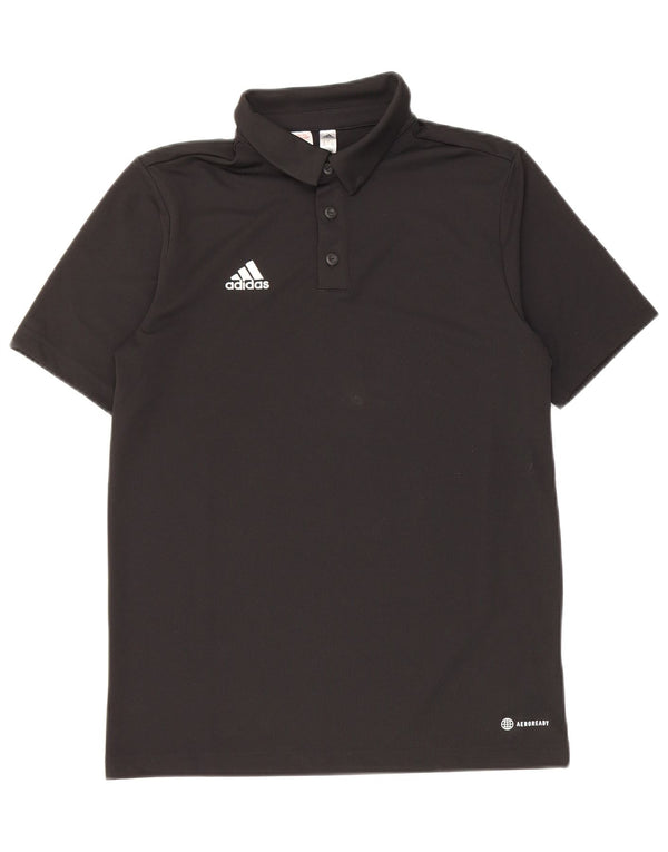 Polo Adidas Menino Aeroready 13-14 Anos Preto Poliéster