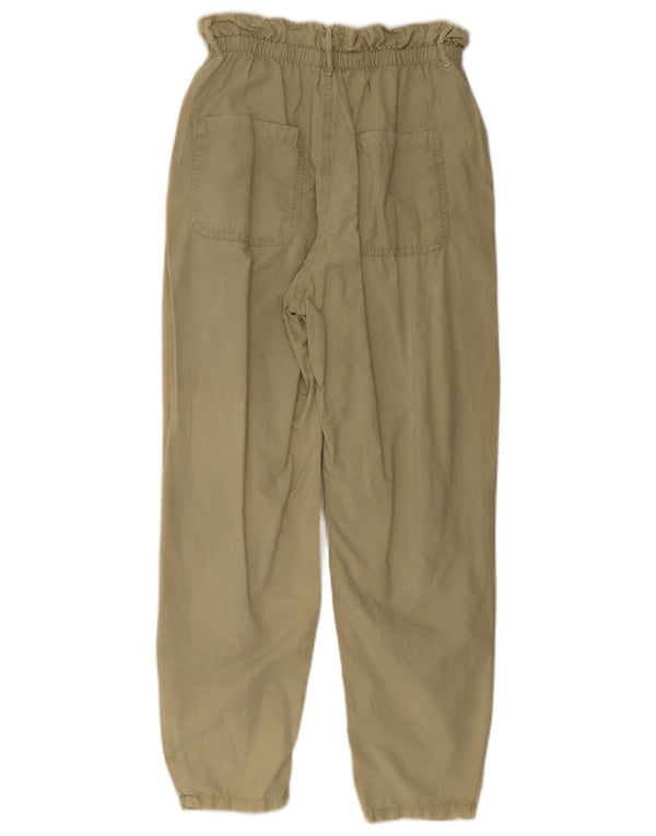 Calça Chino Cônica Feminina Zara EU 34 2XS W24 L28 Caqui