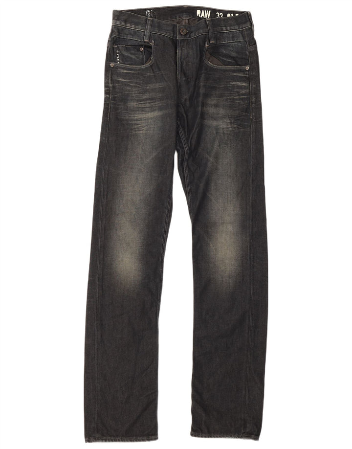 G-Star Mens Slim Jeans W31 L34 Azul Marinho Algodão