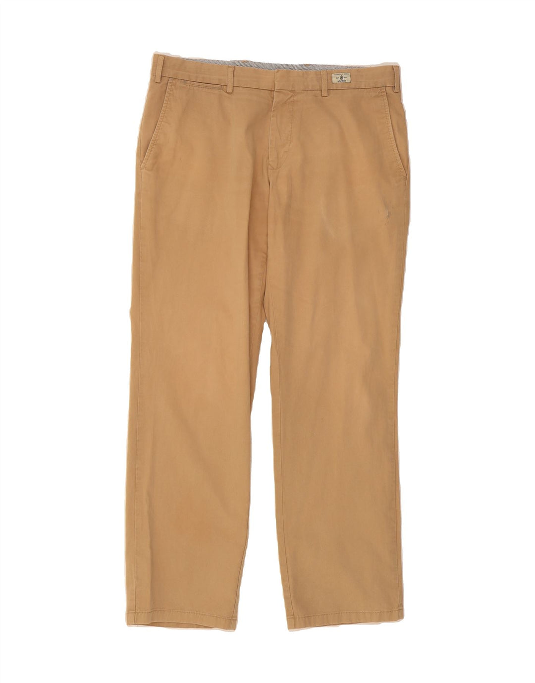 TOMMY HILFIGER Mens Straight Chino Trousers W36 L32 Beige Vintage Tommy Hilfiger and Second-Hand Tommy Hilfiger from Messina Hembry 
