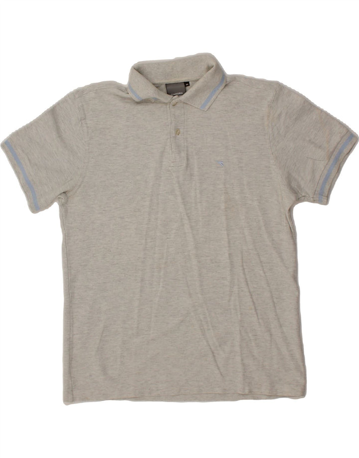 DIADORA Mens Polo Shirt Medium Grey Cotton Vintage Diadora and Second-Hand Diadora from Messina Hembry 