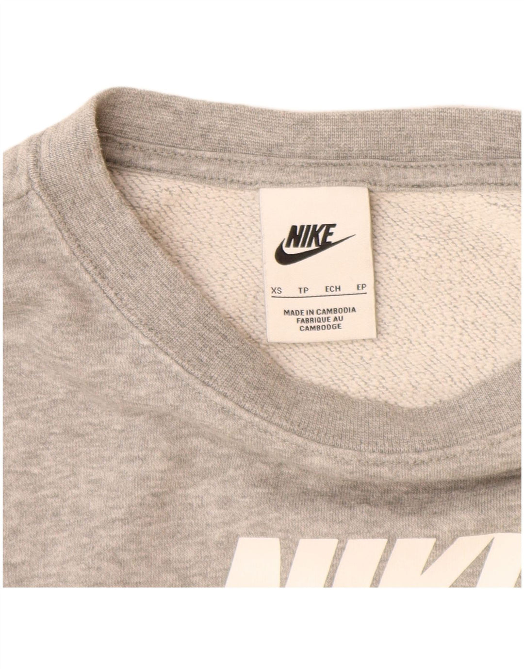 NIKE Mens Graphic Moletom Jumper XS Cinza