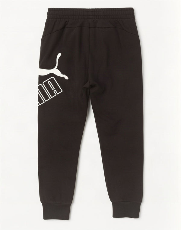 Puma Mens Graphic Tracksuit Trousers Joggers Small Black