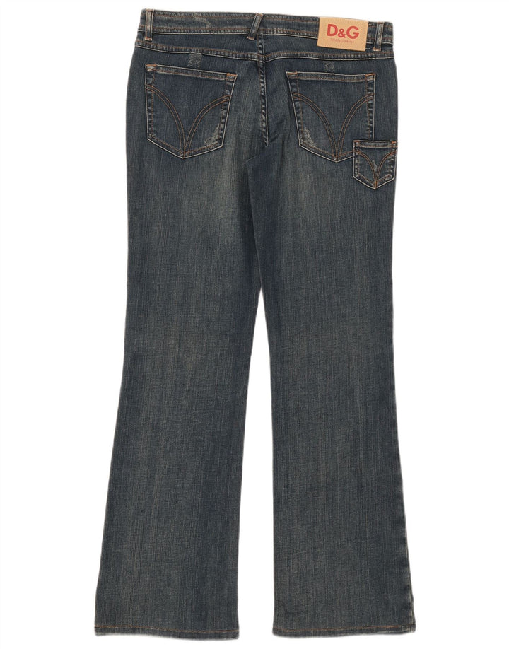 Dolce & Gabbana Jeans Bootcut Feminino W30 L30 Azul Algodão