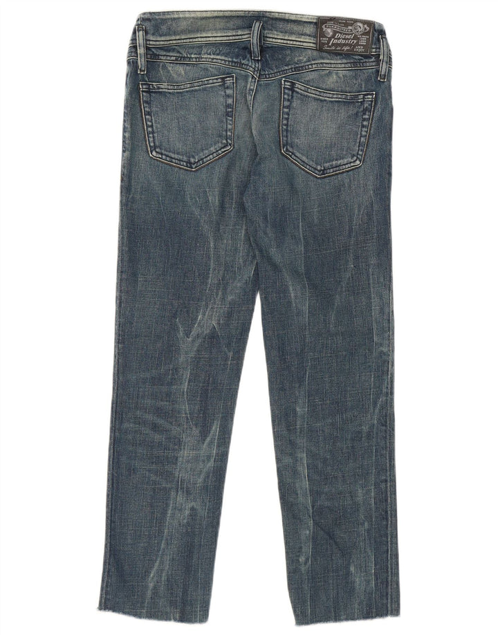 Diesel Feminino Matic Straight Jeans W29 L27 Azul Algodão