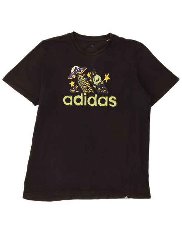 Camiseta Adidas Masculina Graphic Top Grande Preto