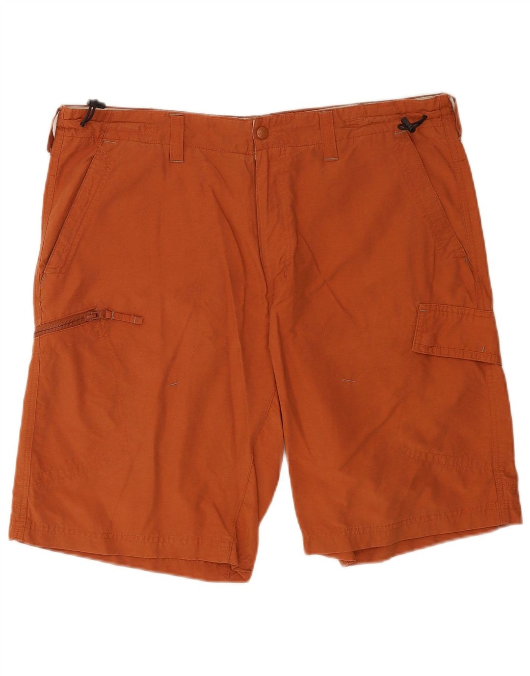 Columbia Mens Cargo Shorts W36 Grande Algodão Marrom