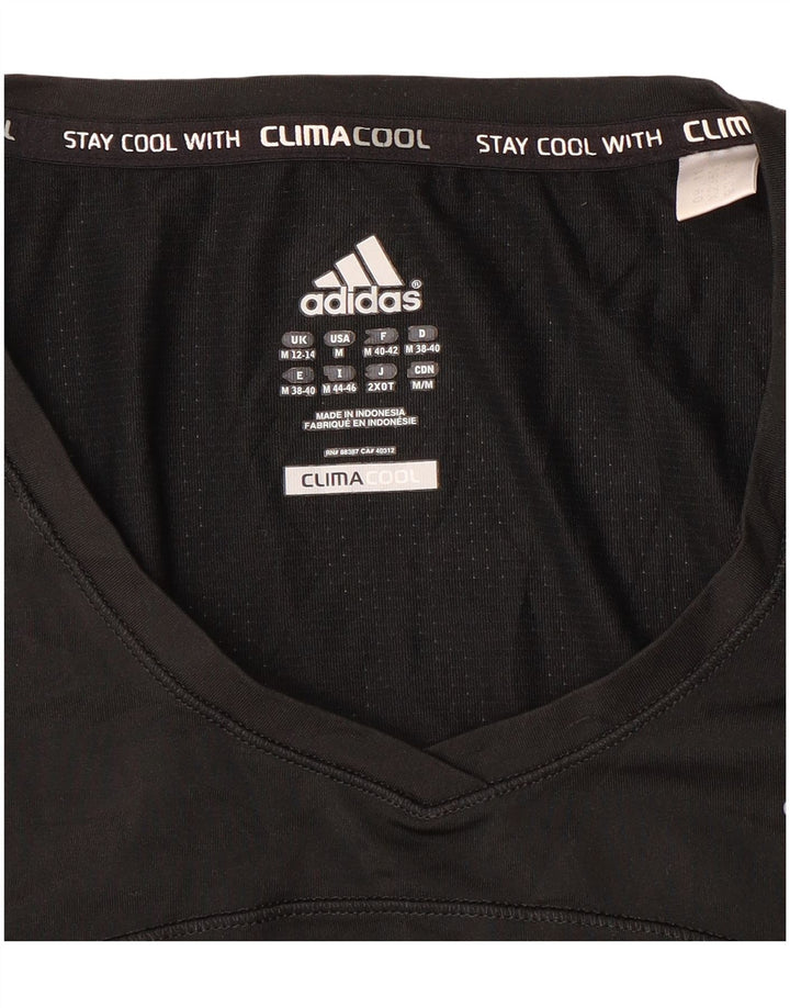 Adidas Womens Climacool Vest Top UK 12/14 Médio Preto