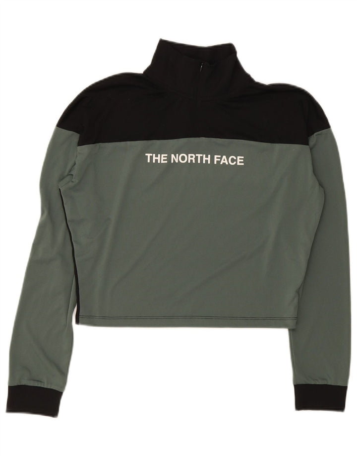 The North Face Womens Graphic Pullover Treino Top Reino Unido 14 Médio Caqui
